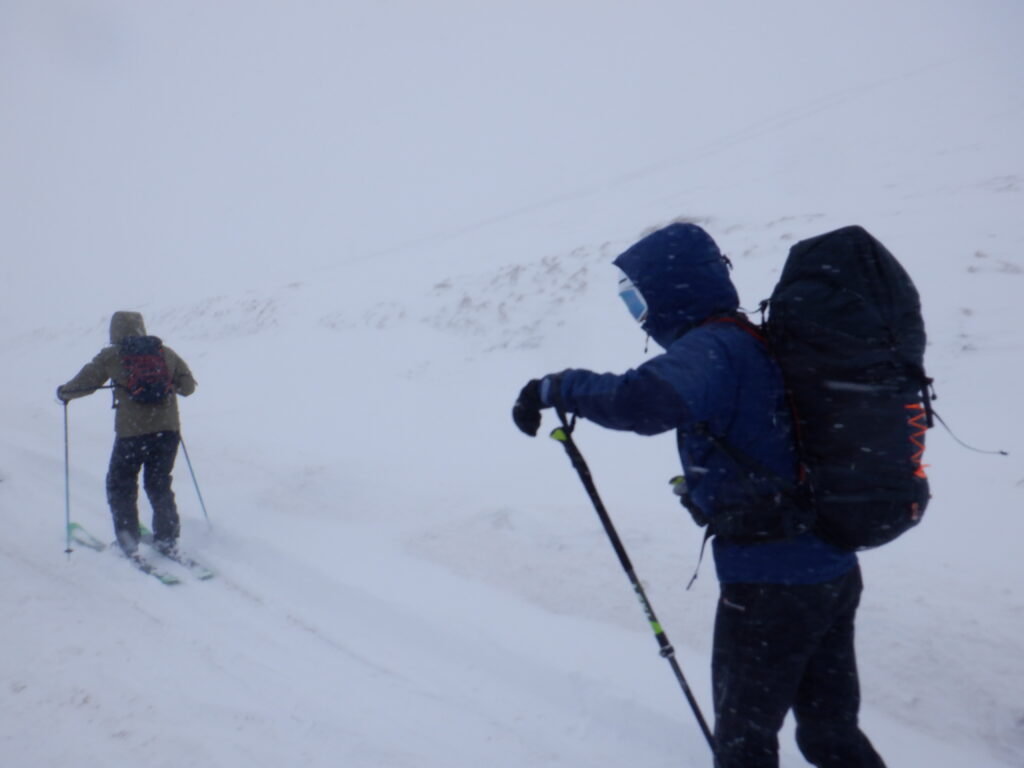 Backcountry skiing